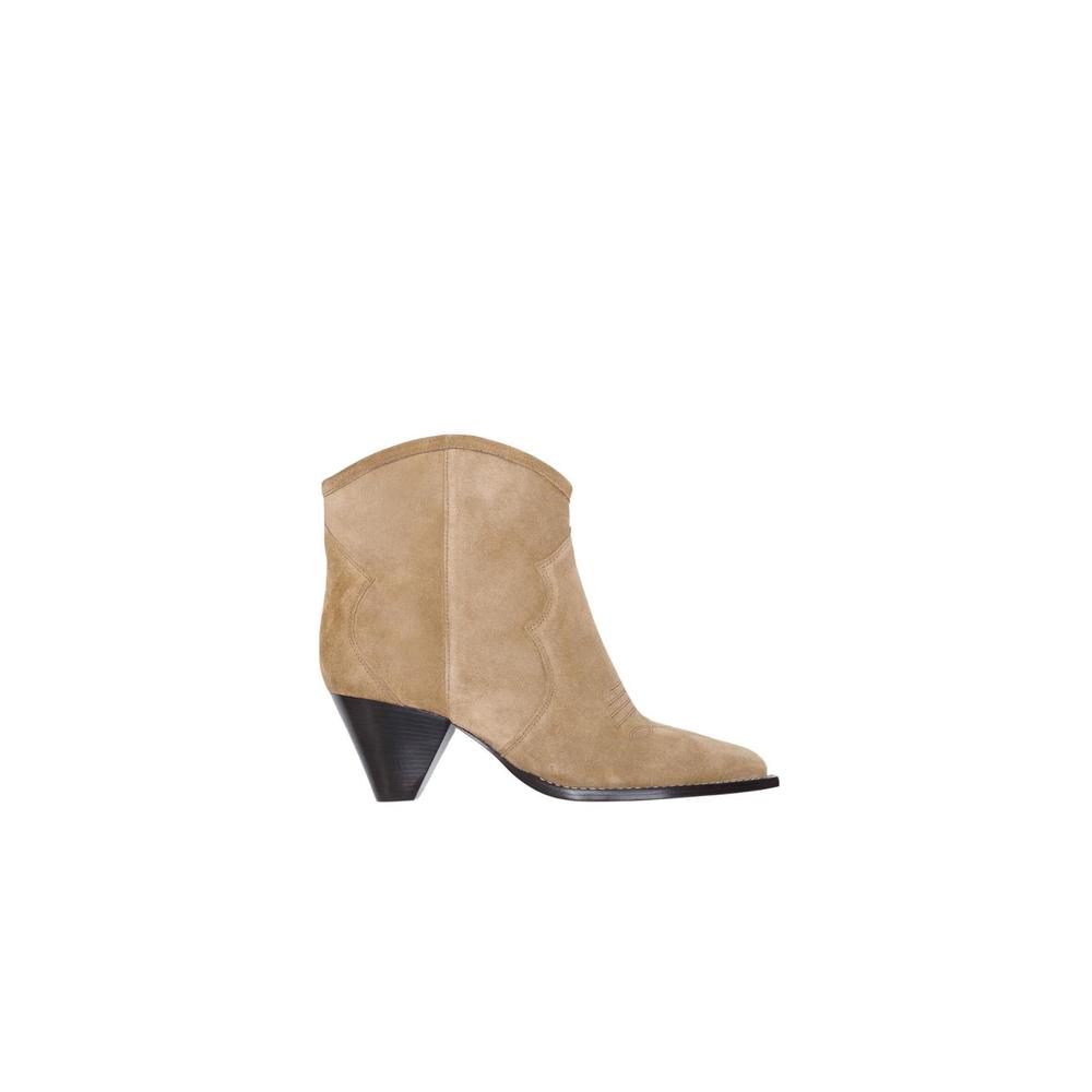 NEW ISABEL MARANT women's darizo booties in taupe - Picture 2 of 4